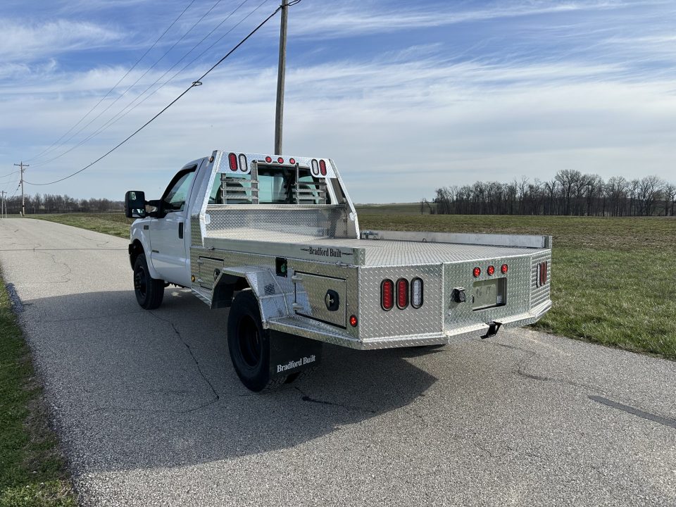 New 2027 Bradford Built 96"x103" Dually Box Removal Aluminum Stepside Truck Bed