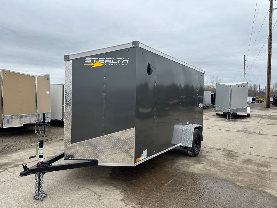 New 2027 Stealth Trailers 6x12 V-Nose w/Ramp Door Cargo / Enclosed Trailer