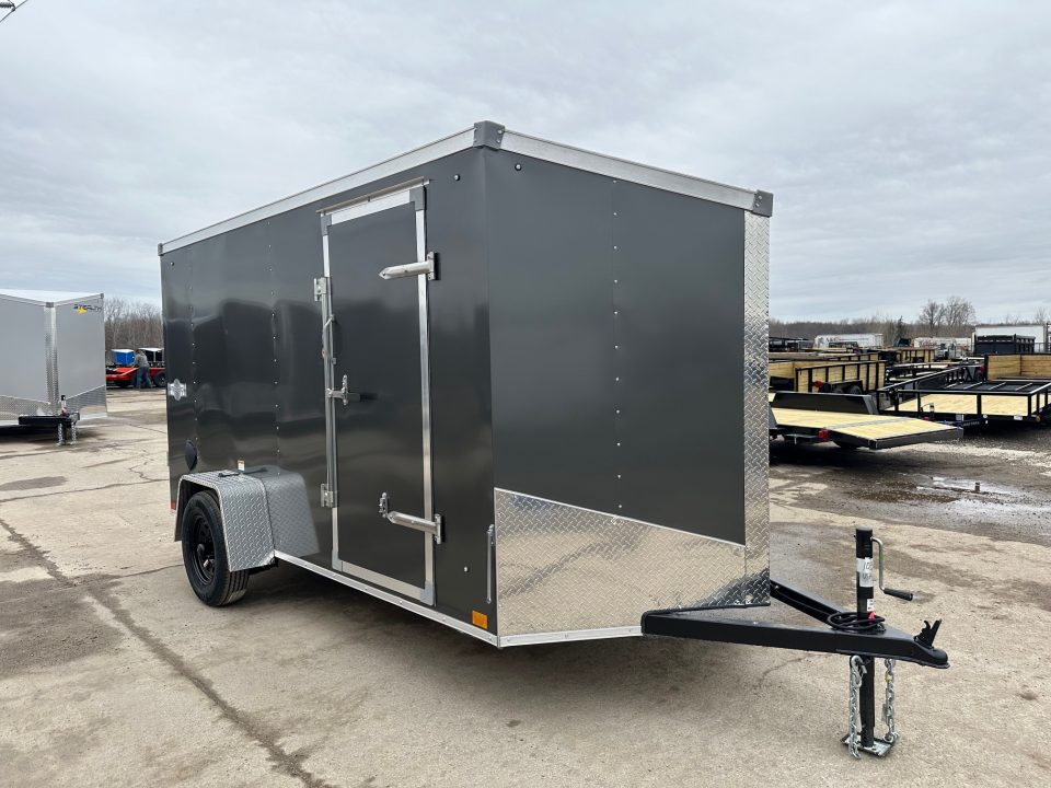 New 2027 Stealth Trailers 6x12 V-Nose w/Ramp Door Cargo / Enclosed Trailer