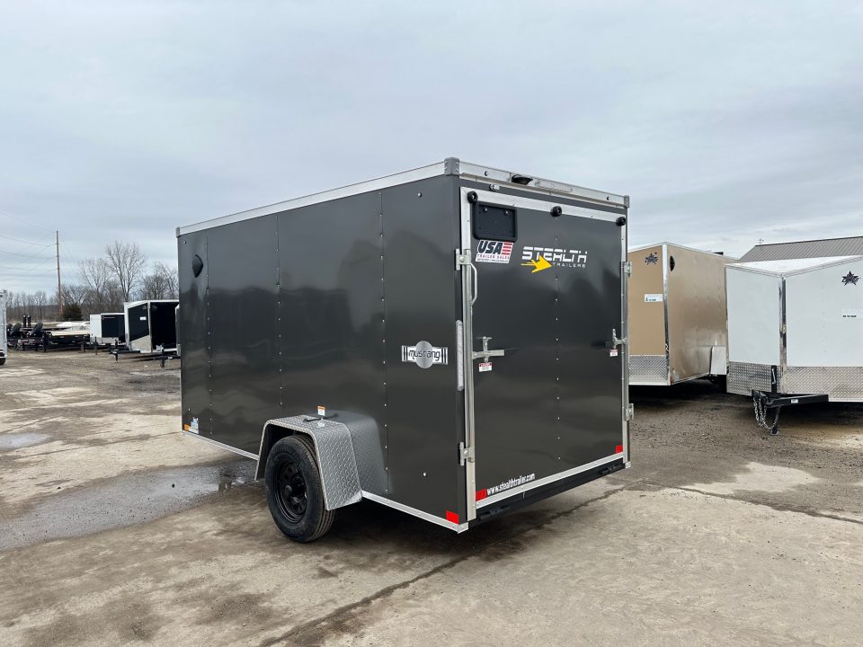 New 2027 Stealth Trailers 6x12 V-Nose w/Ramp Door Cargo / Enclosed Trailer