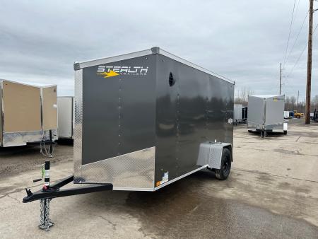 New 2027 Stealth Trailers 6x12 V-Nose w/Ramp Door Cargo / Enclosed Trailer