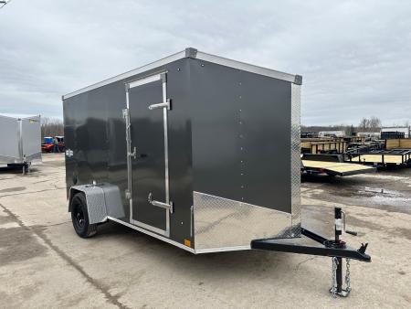 New 2027 Stealth Trailers 6x12 V-Nose w/Ramp Door Cargo / Enclosed Trailer