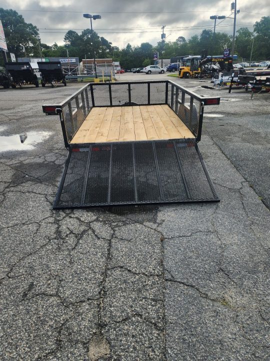 New 2026 Down 2 Earth Trailers 6x10 w/ Gate and 2' Expanded Metal Sides Utility Trailer