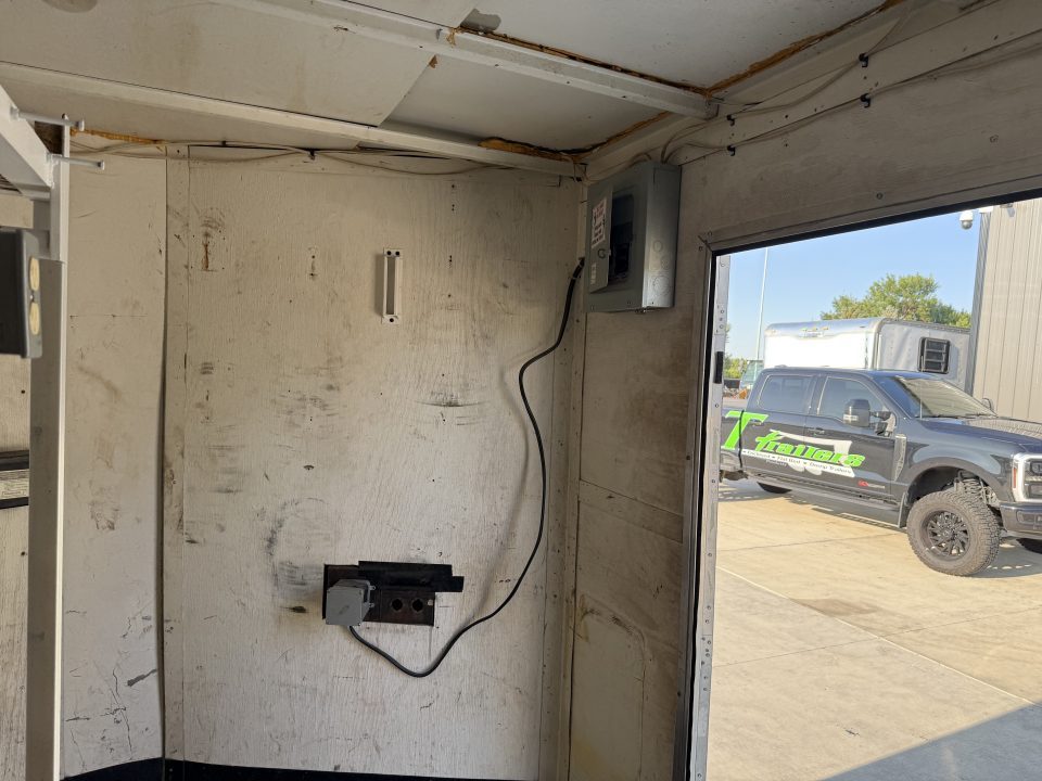 Used 2014 Haulmark 8.5x16+2V Cargo / Enclosed Trailer 7' interior height