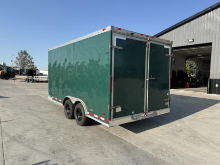 Used 2014 Haulmark 8.5x16+2V Cargo / Enclosed Trailer 7' interior height