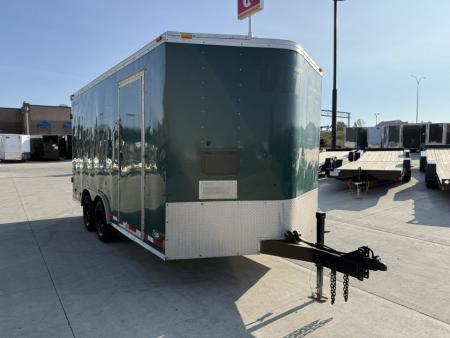 Used 2014 Haulmark 8.5x16+2V Cargo / Enclosed Trailer 7' interior height
