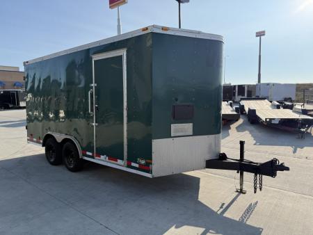 Used 2014 Haulmark 8.5x16+2V Cargo / Enclosed Trailer 7' interior height