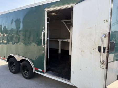 Used 2014 Haulmark 8.5x16+2V Cargo / Enclosed Trailer 7' interior height