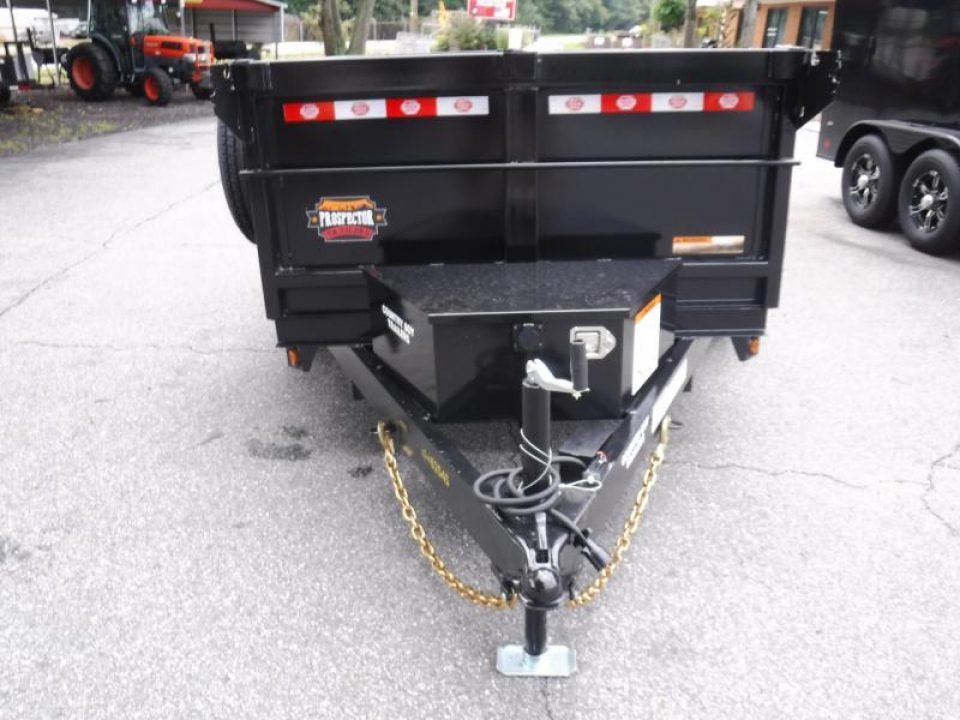 New 2026 Covered Wagon 5x10 Dump, 2' Sides, 7K GVWR, Spare