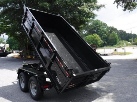 New 2026 Covered Wagon 5x10 Dump, 2' Sides, 7K GVWR, Spare