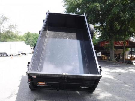 New 2026 Covered Wagon 5x10 Dump, 2' Sides, 7K GVWR, Spare
