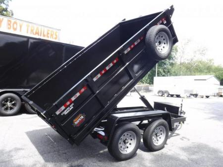 New 2026 Covered Wagon 5x10 Dump, 2' Sides, 7K GVWR, Spare