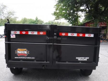 New 2026 Covered Wagon 5x10 Dump, 2' Sides, 7K GVWR, Spare