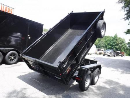 New 2026 Covered Wagon 5x10 Dump, 2' Sides, 7K GVWR, Spare