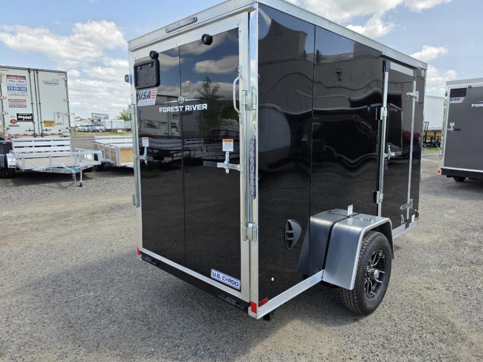 New 2027 US Cargo 5x10 V-Nose 3k w/Ramp & Side Door Cargo / Enclosed Trailer