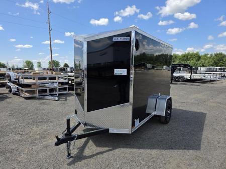 New 2027 US Cargo 5x10 V-Nose 3k w/Ramp & Side Door Cargo / Enclosed Trailer