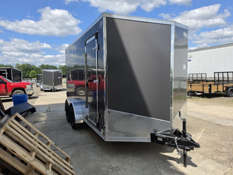 New 2027 US Cargo 7x14 V-Nose Ramp Door 7k W/7Ft Interior Cargo / Enclosed Trailer