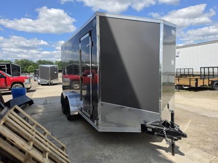 New 2027 US Cargo 7x14 V-Nose Ramp Door 7k W/7Ft Interior Cargo / Enclosed Trailer