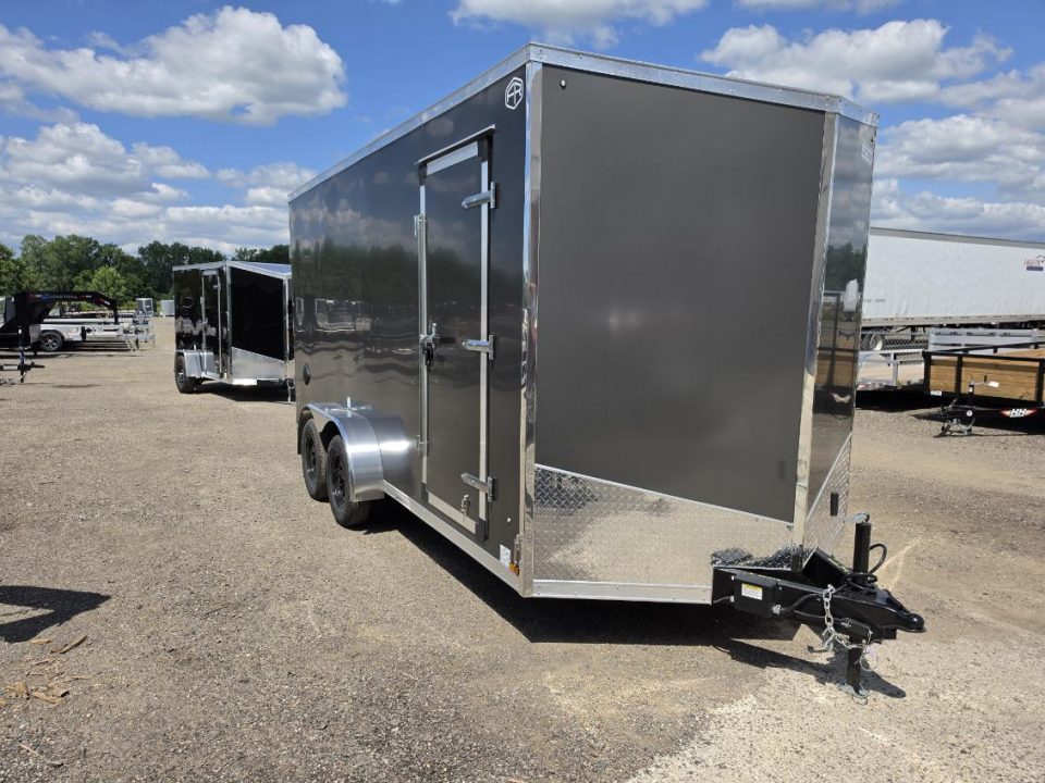 New 2027 US Cargo 7x16 V-Nose 7k W/Ramp Door & 7ft Height Cargo / Enclosed Trailer