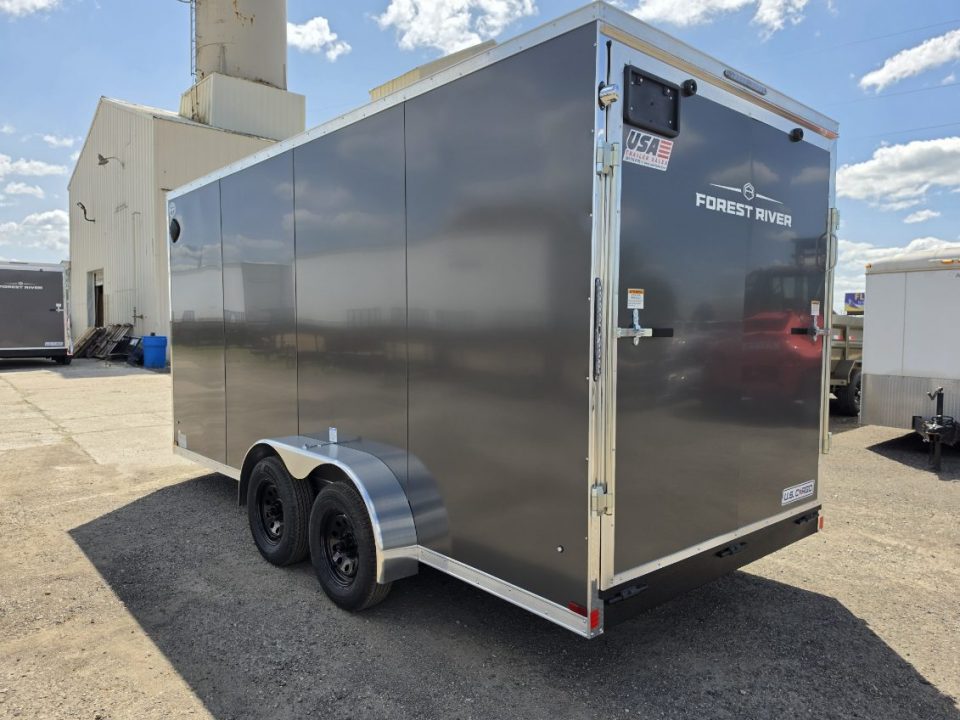 New 2027 US Cargo 7x16 V-Nose 7k W/Ramp Door & 7ft Height Cargo / Enclosed Trailer