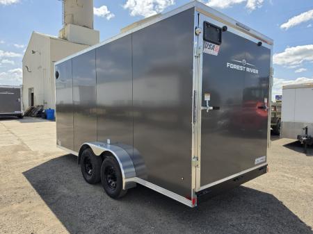 New 2027 US Cargo 7x16 V-Nose 7k W/Ramp Door & 7ft Height Cargo / Enclosed Trailer