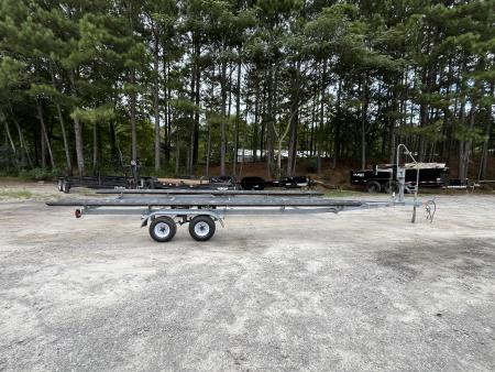 Used USED 2018 24FT GALVANIZED PONTOON TRAILER