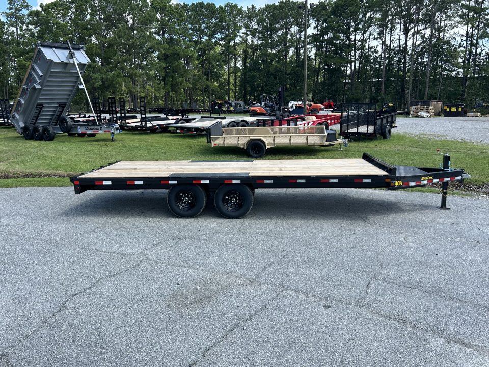 New 2027 Big Tex 14OA-20 Deckover Trailer, 8.5ft Wide x 20ft Long with 7ft Ramps & #11,175 lbs Payload