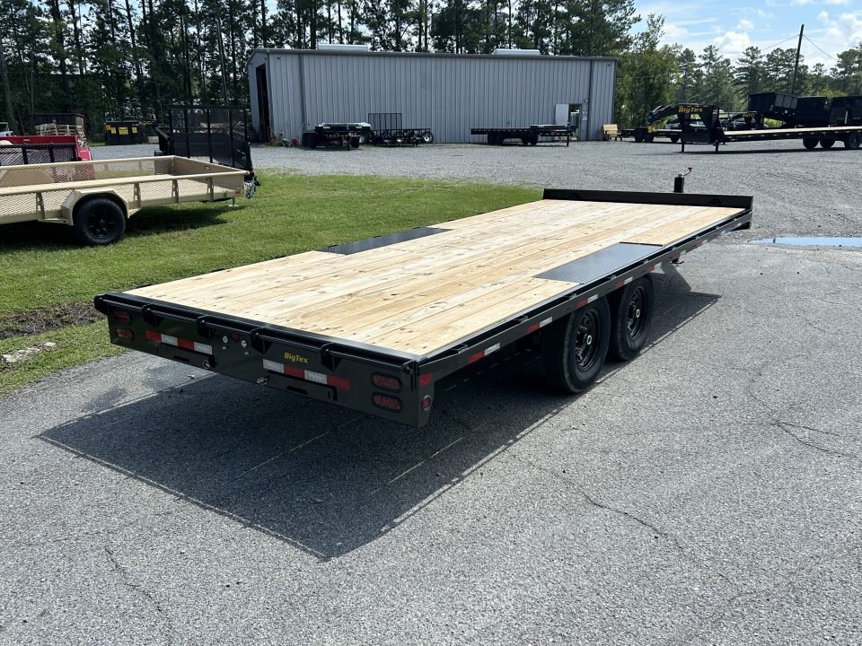 New 2027 Big Tex 14OA-20 Deckover Trailer, 8.5ft Wide x 20ft Long with 7ft Ramps & #11,175 lbs Payload