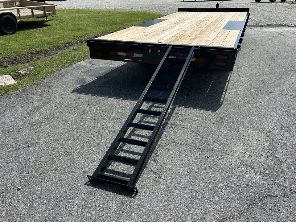 New 2027 Big Tex 14OA-20 Deckover Trailer, 8.5ft Wide x 20ft Long with 7ft Ramps & #11,175 lbs Payload