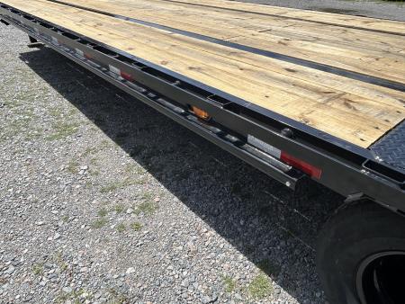 New 2027 Big Tex 22GN Gooseneck Flatbed Trailer, 28ft Deck + 5ft Dovetail with Mega Ramps
