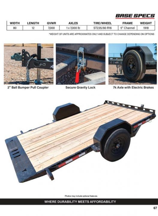 New 2027 Iron Bull TSB Tilt Trailer
