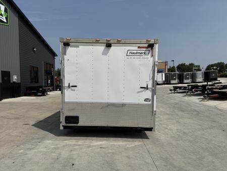 Used 2006 Haulmark 8.5x34 enclosed 3-5200lb axles=15K 7 ft tall Cargo car hauler gooseneck Rear Ramp Trailer