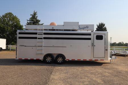 Used 2021 Hillsboro 27' Stock/Combo Horse Trailer