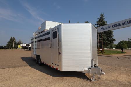 Used 2021 Hillsboro 27' Stock/Combo Horse Trailer