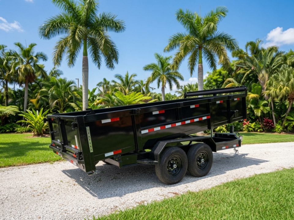 New 2026 Panther Cargo 7x16 Black Dump Trailer – 14K GVWR | 2' Steel Sides | Heavy-Duty Dump Trailer
