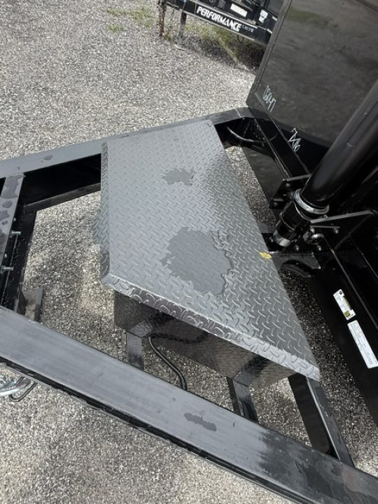 New 2026 Panther Cargo 7x16 Black Dump Trailer – 14K GVWR | 2' Steel Sides | Heavy-Duty Dump Trailer
