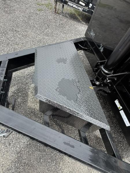 New 2026 Panther Cargo 7x16 Black Dump Trailer – 14K GVWR | 2' Steel Sides | Heavy-Duty Dump Trailer