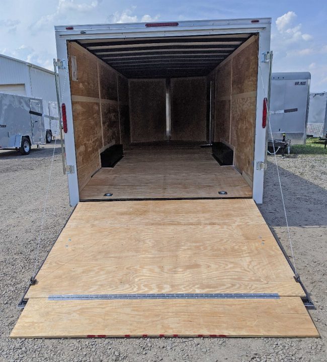 New 2027 Homesteader 8.5 x 20 Intrepid V-Nose Car Hauler w/ Ramp Door