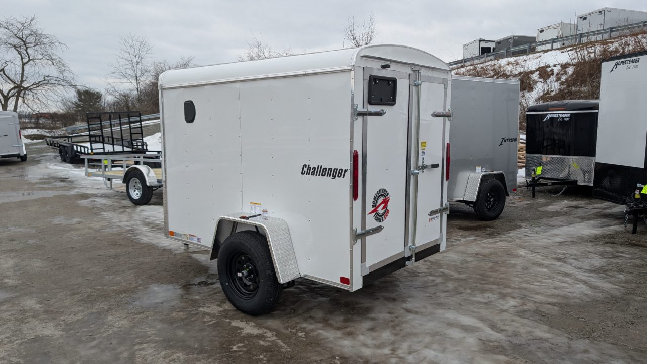New 2027 Homesteader 5x8 Challenger Cargo Trailer w/ Barn Doors