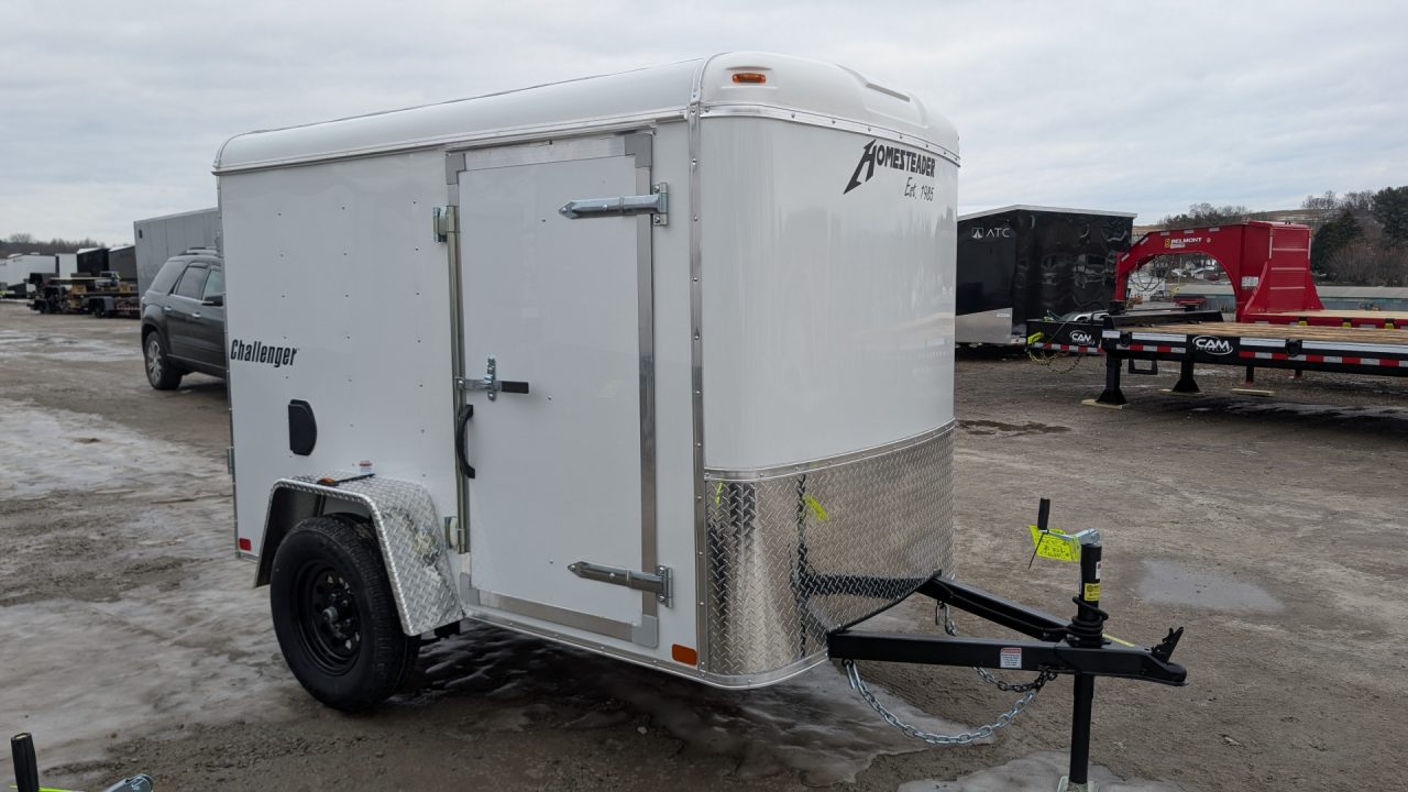 New 2027 Homesteader 5x8 Challenger Cargo Trailer w/ Barn Doors