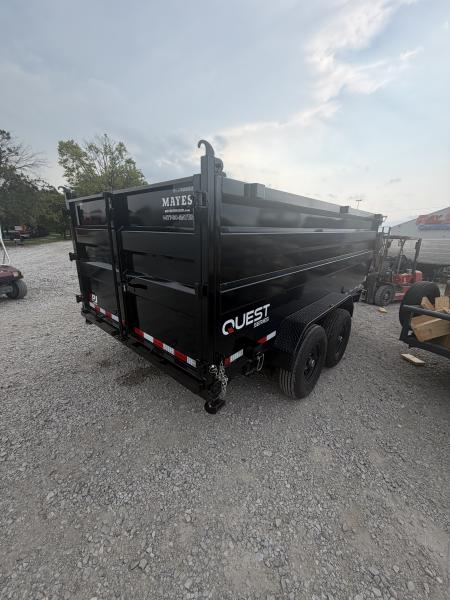 New 2027 PJ Trailers D7142 Dump Trailer 83X14 TA HIGH SIDE (GVW:14000) BLACK