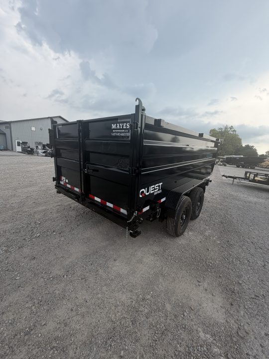 New 2027 PJ Trailers D7142 Dump Trailer 83X14 TA HIGH SIDE (GVW:14000) BLACK