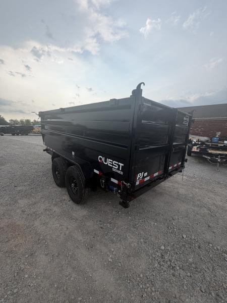 New 2027 PJ Trailers D7142 Dump Trailer 83X14 TA HIGH SIDE (GVW:14000) BLACK