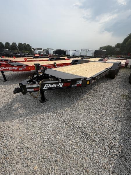 New 2026 Liberty Equipment Trailer LE14K83X17+3B8 83X20 TA DOVETAIL W/ MAMMOTH RAMPS (GVW:15400) ARSENAL GREY METALLIC