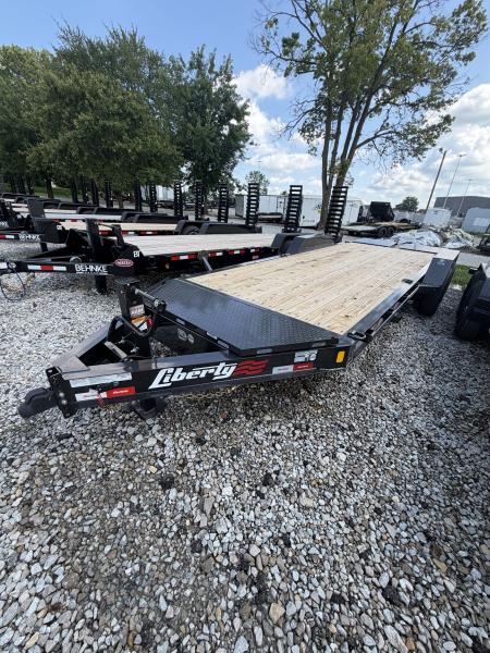 New 2026 Liberty Equipment Trailer LE14K83X17+3B8 83X20 TA DOVETAIL W/ MAMMOTH RAMPS (GVW:15400) ARSENAL GREY METALLIC