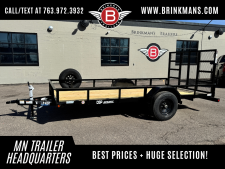 New Top Hat 77x14 Utility Trailer - 5,200# Axle!
