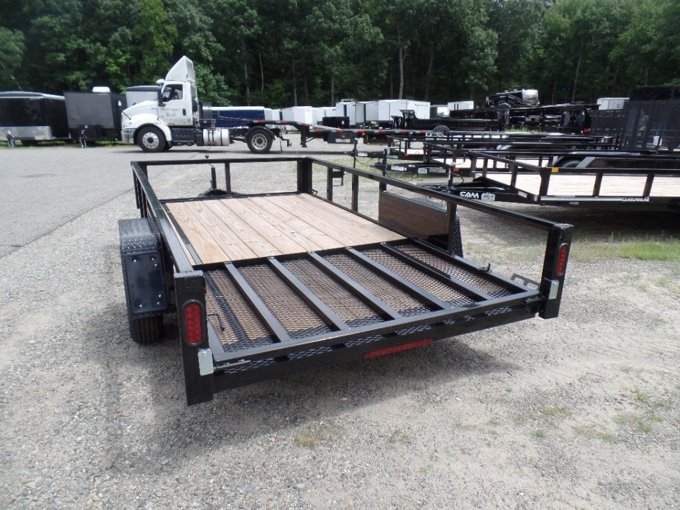 New 2026 Quality Steel and Aluminum 12 ft. long deck by 74" wide Utility Trailer
