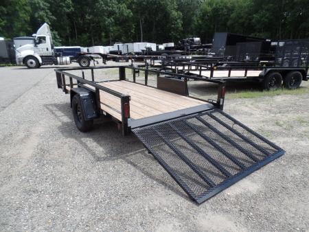 New 2026 Quality Steel and Aluminum 12 ft. long deck by 74" wide Utility Trailer