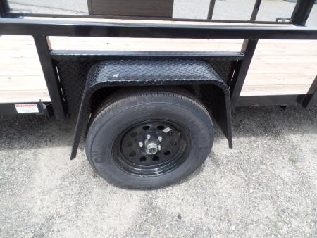 New 2026 Quality Steel and Aluminum 12 ft. long deck by 74" wide Utility Trailer