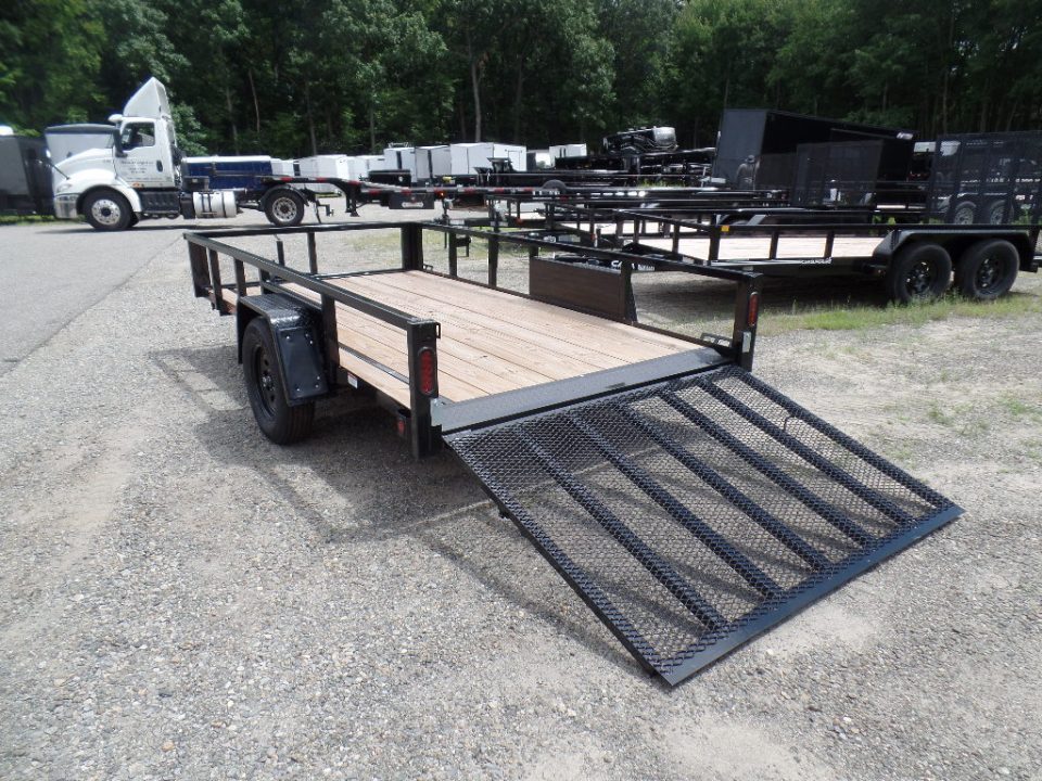 New 2026 Quality Steel and Aluminum 12 ft. long deck by 74" wide Utility Trailer